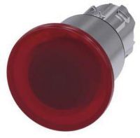 Pilzdrucktaster, beleuchtet, 22mm, rund, rot, 40mm 3SU1051-1EA20-0AA0