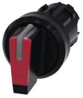 Knebelschalter, beleuchtbar, 22mm, rund, rot 3SU1002-2BL20-0AA0