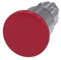 Pilzdrucktaster, 22mm, rund, rot, 40mm 3SU1050-1ED20-0AA0