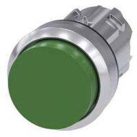 Drucktaster, 22mm, rund, grün, Druckknopf 3SU1050-0BB40-0AA0