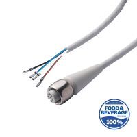 F+B Sensor Kabel, 5 m, offene Enden/M12 Buchse, A-kodiert, für 24V 