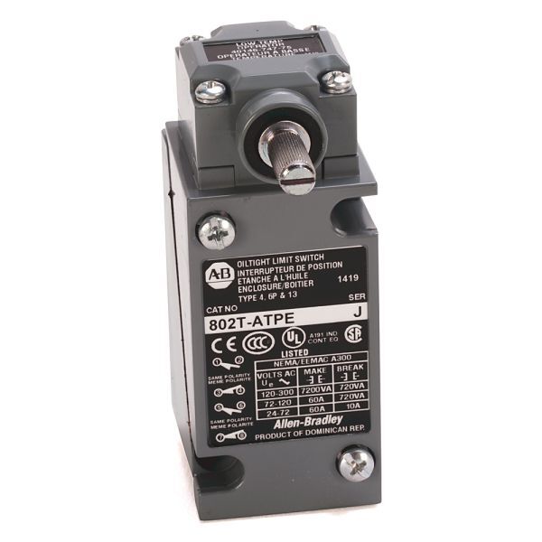 Metal Plug-In Oiltight Limit Switch