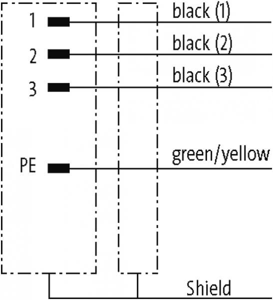 MQ15-X-Power St. 0° gesch. freies Ltg.-ende