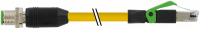 M12 St. 0° / RJ45 St. 0° geschirmt Ethernet 7000-44711-6750600
