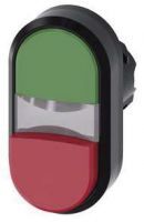 Doppeldrucktaster, 22mm, rund, grün, rot 3SU1000-3BB42-0AA0