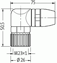 MSCON-D Round plug connector M23