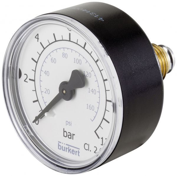 Manometer 0-12 bar, G 1/4"h, Ø 50 mm