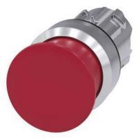 Pilzdrucktaster, 22mm, rund, rot, 30mm 3SU1050-1AD20-0AA0