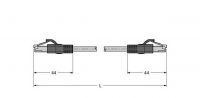 RJ45S-RJ45S-8814-0.2M 100001272