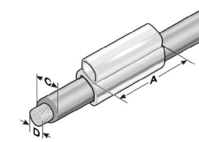 KTH/Q 1/23 Kennzeichentülle, 1,5 - 2,3 mm