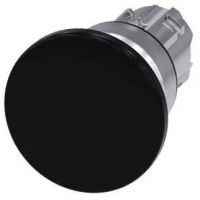 Pilzdrucktaster, 22mm, rund, schwarz, 40mm 3SU1050-1BD10-0AA0
