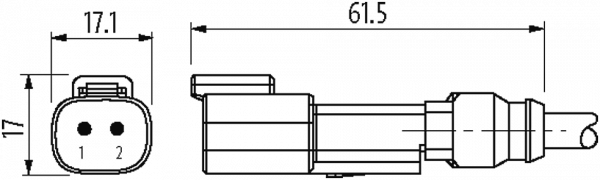 Ventilstecker MDC06-2s / MDC04-2p