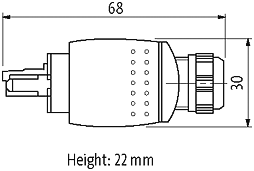 RJ45 Push Pull St. 0° freies Ltg-ende AIDA