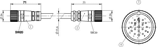 C-M23F19-19XDIFPU05,0-M23M19-112673