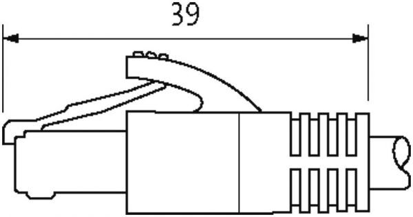 RJ45 St. 0°/RJ45 St. 0° Gigabit