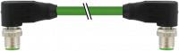 M12 St. 90° / M12 St. 90° geschirmt Ethernet 7700-44561-S7V0100