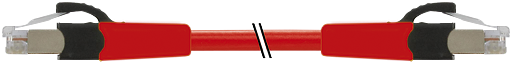 RJ45 St. 0° / RJ45 St. 0°, Gigabit