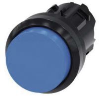 Drucktaster, 22mm, rund, blau, Druckknopf 3SU1000-0BB50-0AA0