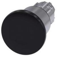 Pilzdrucktaster, 22mm, rund, schwarz 3SU1050-1EA10-0AA0