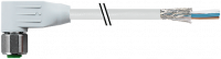 M12 F&B Bu. 90° geschirmt freies Ltg.-ende 7014-13281-2034000