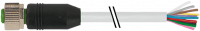 M12 Bu. 0° freies Ltg.-ende 7000-19041-3010250