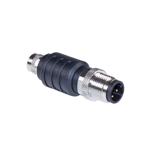 Adapter, M8 Buchse auf M12, Stecker, gerade