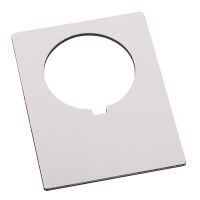 30mm 800H White Blank Jumbo Legend Plate 800H-W500J