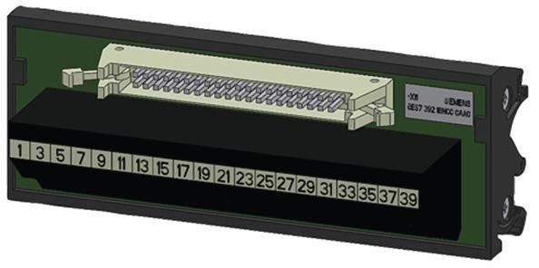 S7-300, Terminalblock in Federzugtechnik für 64-kanalige Module S7-300