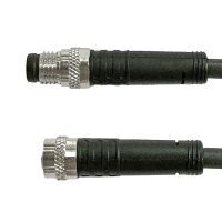 Sensor Kabel, 10 m, 3-Polig, M8 Buchse/M8 Stecker, für 24V 