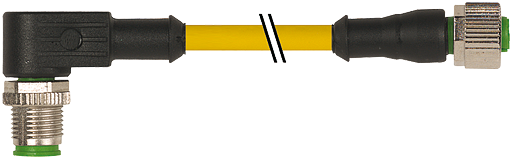 M12 St. 90° / M12 Bu. 0°