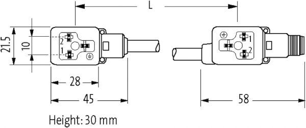 M12 St. hinten auf MSUD Doppelventilst. BF B 10mm