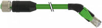 M12 Bu. 0° D-kod. / RJ45 45° rechts geschirmt 7000-44661-7942500